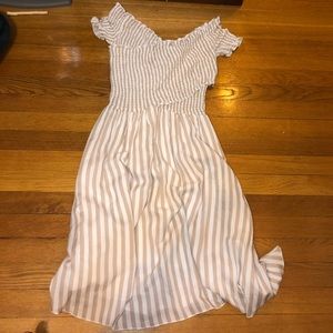 Off the shoulder dress